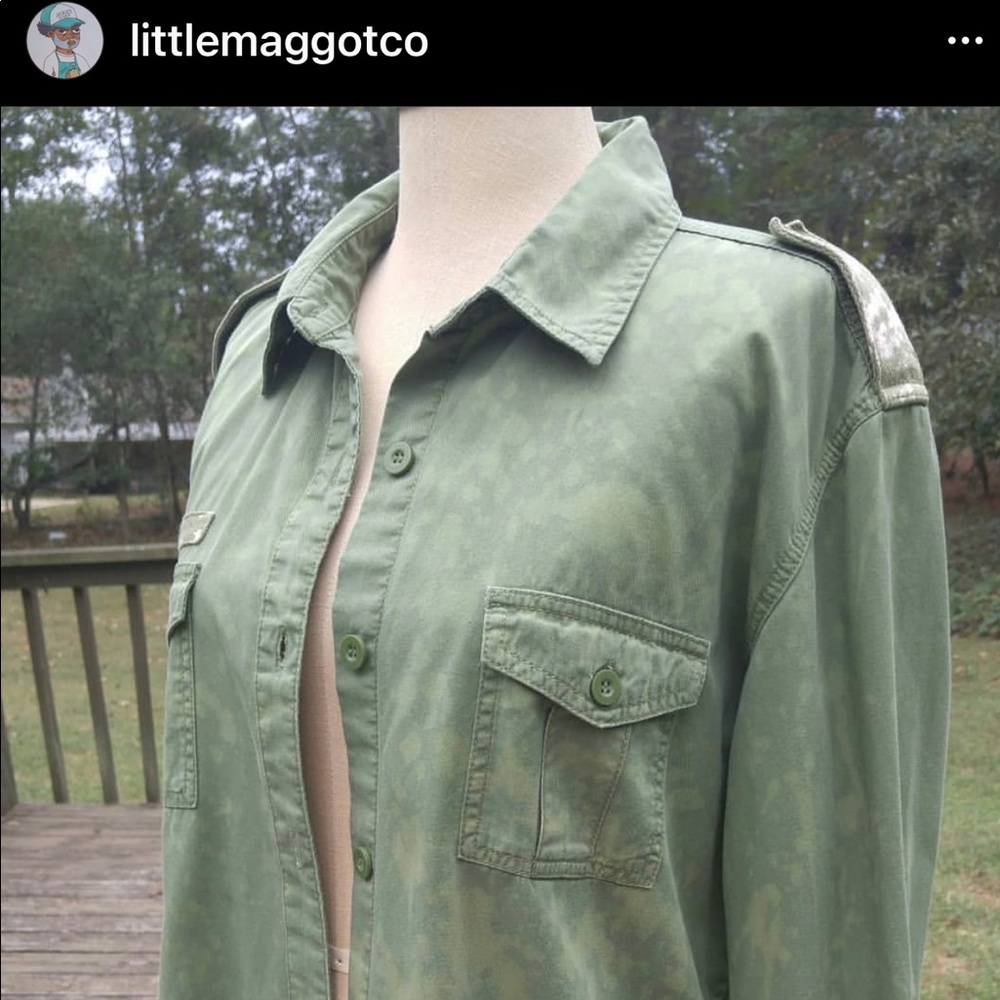 Little Maggot Co. Embellished Button-up Shirt - Picture 9 of 10
